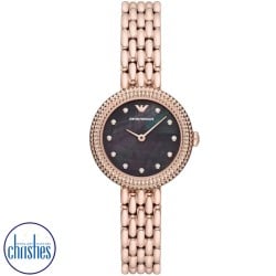  AR11432  Emporio Armani Two-Hand Rose Gold-Tone Stainless Steel Watch