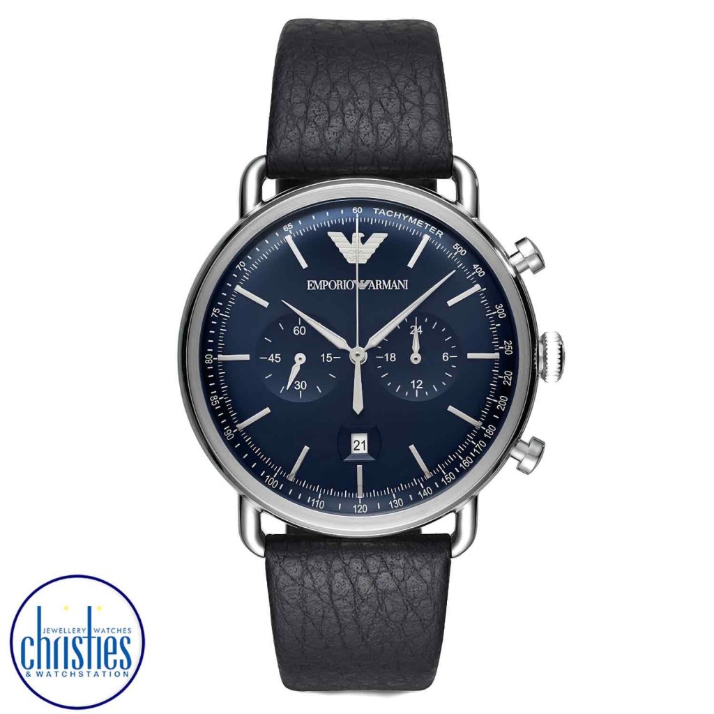 Chronograph watch armani sale