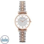  AR1926 Emporio Armani Womens Two-Hand Two-Tone Stainless Steel Watch