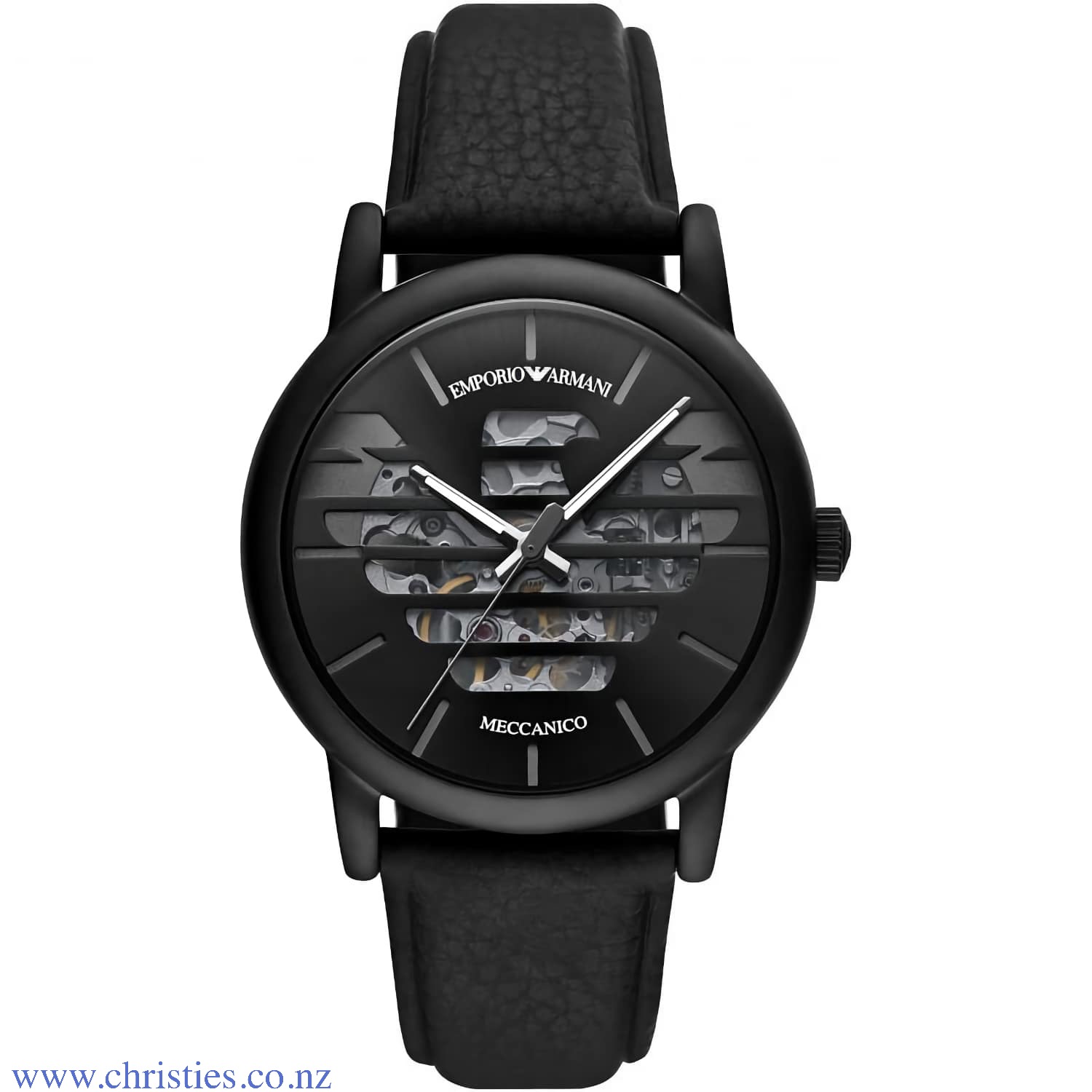 AR60032 Emporio Armani Meccanico Watch. The Emporio Armani AR60032 is a unique mens  watch. The case material is stainless steel with an IP black finish LAYBUY - Pay it easy, in 6 weekly payments and have it now. Only pay the price of @christies.online