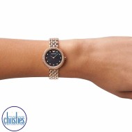  AR11432  Emporio Armani Two-Hand Rose Gold-Tone Stainless Steel Watch