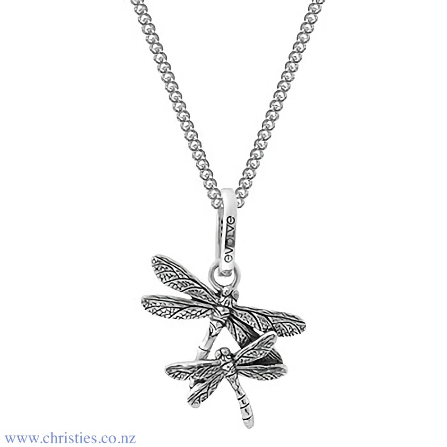 2P61000 Evolve NZ Dragonfly Pendant 2P61000 - Christies Jewellery New Zealand's Online Evolve Jewellery Stockist 2P61000 Evolve NZ Dragonfly Pendant. The native NZ Dragonfly is a fast moving creature of the wind, and symbolises change and new beginnings. This pendant gives you the inner strength to create something new and fresh, and embrace the winds of change. &am