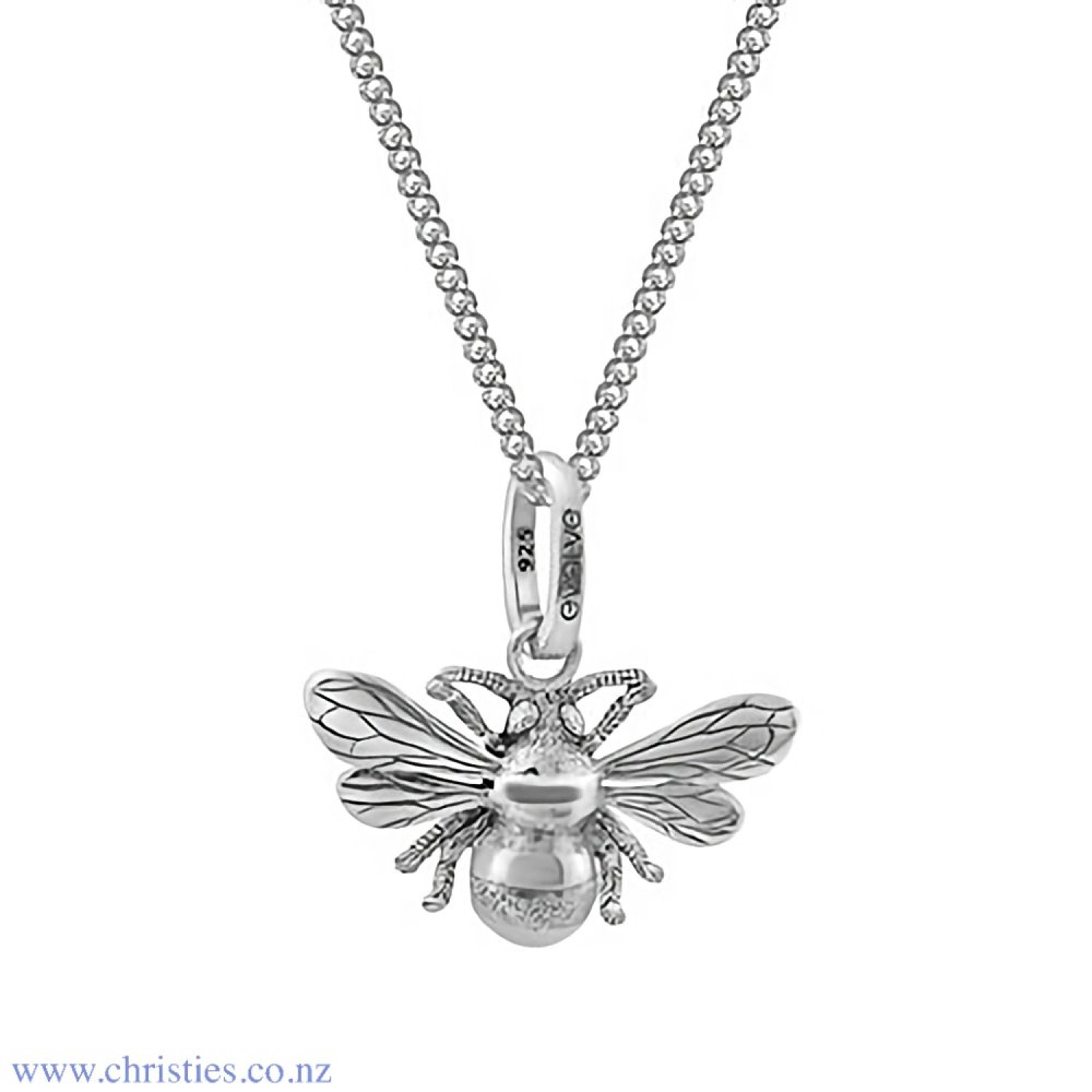 2P61001 Evolve NZ Bumble Bee Pendant 2P61001 - Christies Jewellery New Zealand's Online Evolve Jewellery Stockist 2P61001 Evolve NZ Bumble Bee Pendant. The cherished bumble bee is a symbol of dedication and productivity. This pendant was especially created for those who work diligently, shine brightly and create a little magic in the world every day. Available in @c
