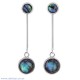 3E40010 Evolve Cherished Paua Studs. Inspired by New Zealand’s shimmering ocean rock pools, our exquisite Faceted Pāua Drops evoke special summer memories. These exquisite earrings provide a stylish take on the newest earring trend, the earring jacket, an