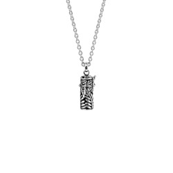 4N20001 Evolve Silver Fern Locket Pendent (Natural Beauty)