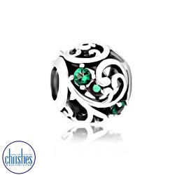LK266CZ Evolve Jewellery May Birthstone  Charm 
