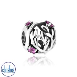 LK268CZ Evolve Jewellery July Birthstone  Charm 