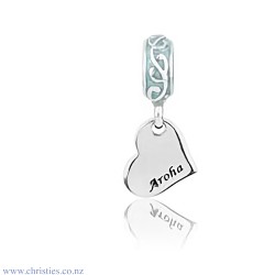 LKD049 Evolve Jewellery Aroha Deep Love Pendant Blue Charm