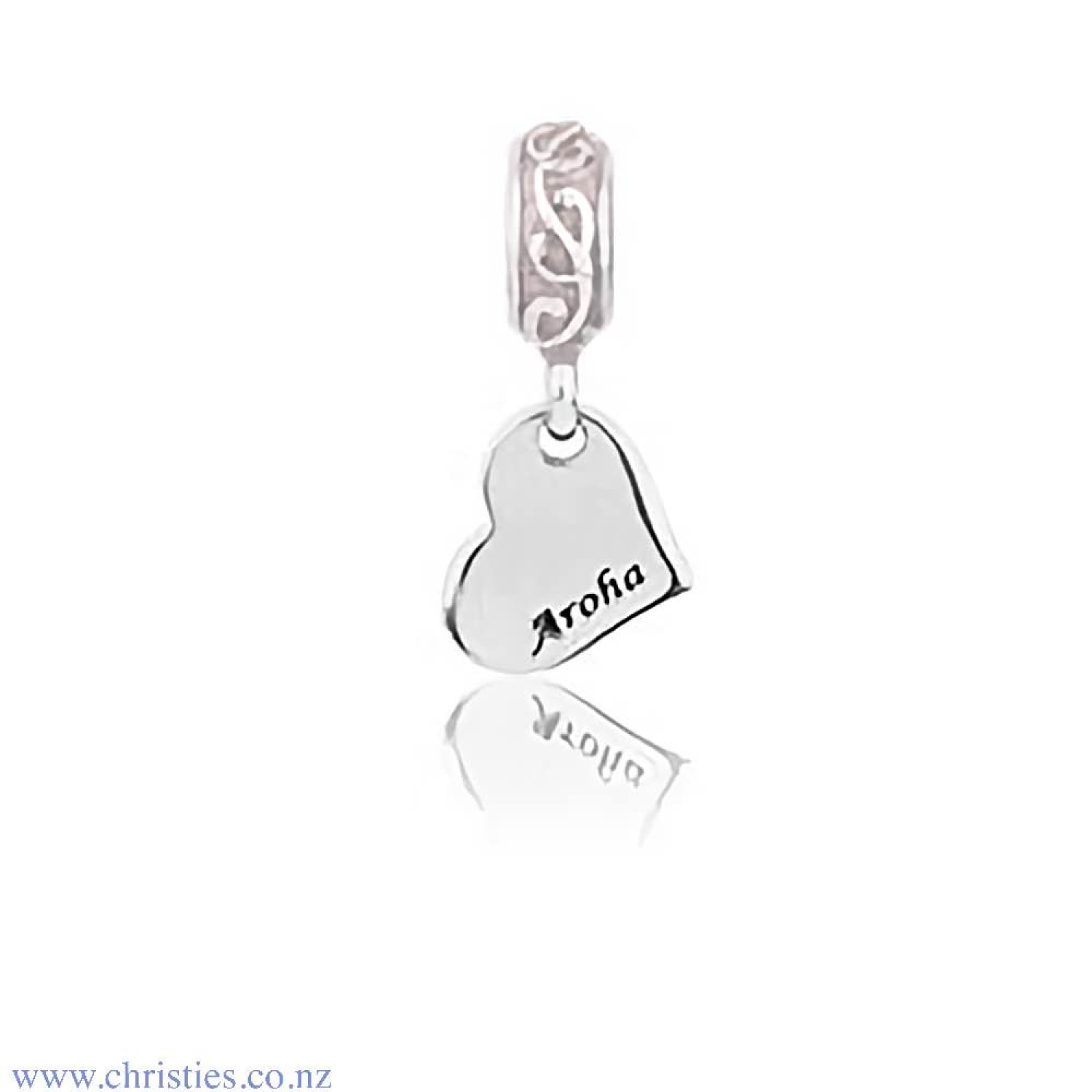 LKD050 Evolve Jewellery Aroha Deep Love Pendant Pink Charm. Aroha is often translated as “Love”, but the full meaning of the word encompasses all of the five senses, the ego and also intellect, and cannot be contained in just one word.   The Aroha pendant