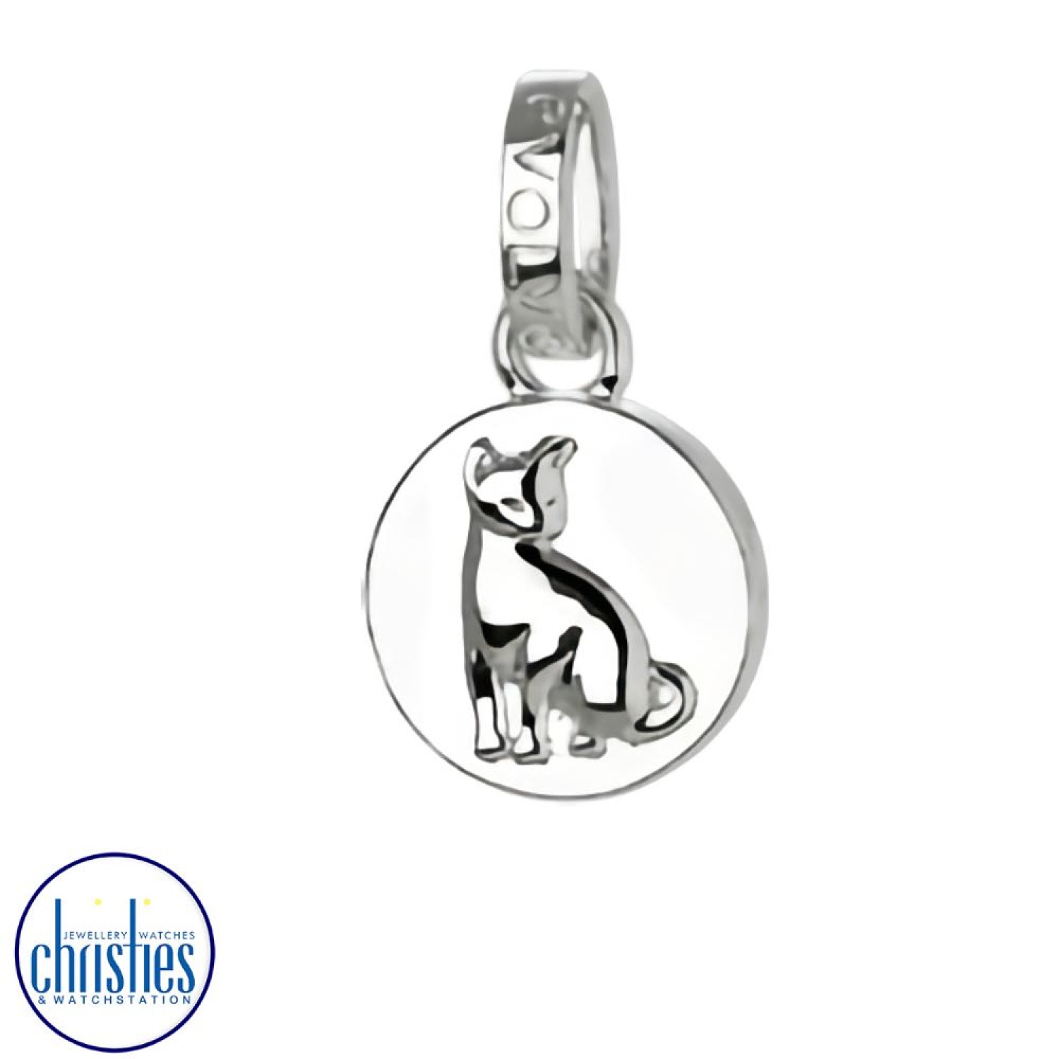 LKD059 Evolve Silver Cat Charm. Cats are the perfect companion, small and low maintenance. charm bracelets like pandora