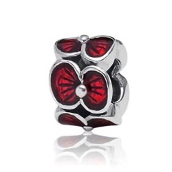 LKE040 Evolve Remembrance Poppy Charm LKE040 Evolve Remembrance Poppy Charm