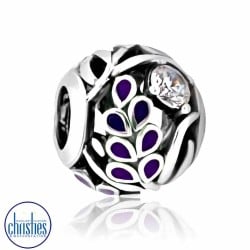 LKE074 Evolve Jewellery Lavender Charm 