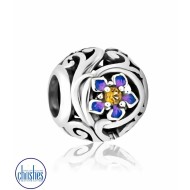 LKE080 Evolve Jewellery Chatham Island Forget Me Not Charm LKE080 Evolve Jewellery Chatham Island Forget Me Not Charm