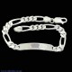 37751 Sterling Silver ID Figaro Bracelet. Identification braclet crafted in 925 sterling silver  LAYBUY - Pay it easy, in 6 weekly payments and have it now. Only pay the price of your purchase, when you pay your instalments on time. A late fee may @christ