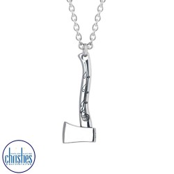 Farming Jewellery Silver Axe Necklace 