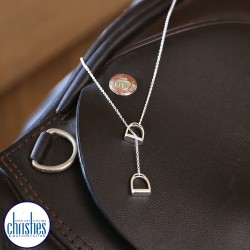 Equestrian Jewellery Silver Stirrups Necklace
