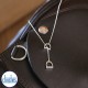 Equestrian Jewellery Silver Stirrups Necklace. Stirrups help the rider find balance and stability, two things we need more of in our everyday lives. horseshoe jewellery nz