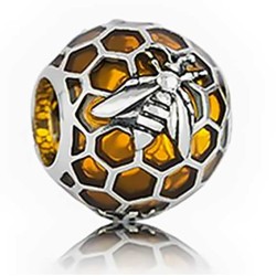 LKE055 Evolve Jewellery Honey Bee Charm LKE055 Evolve Jewellery Honey Bee Charm