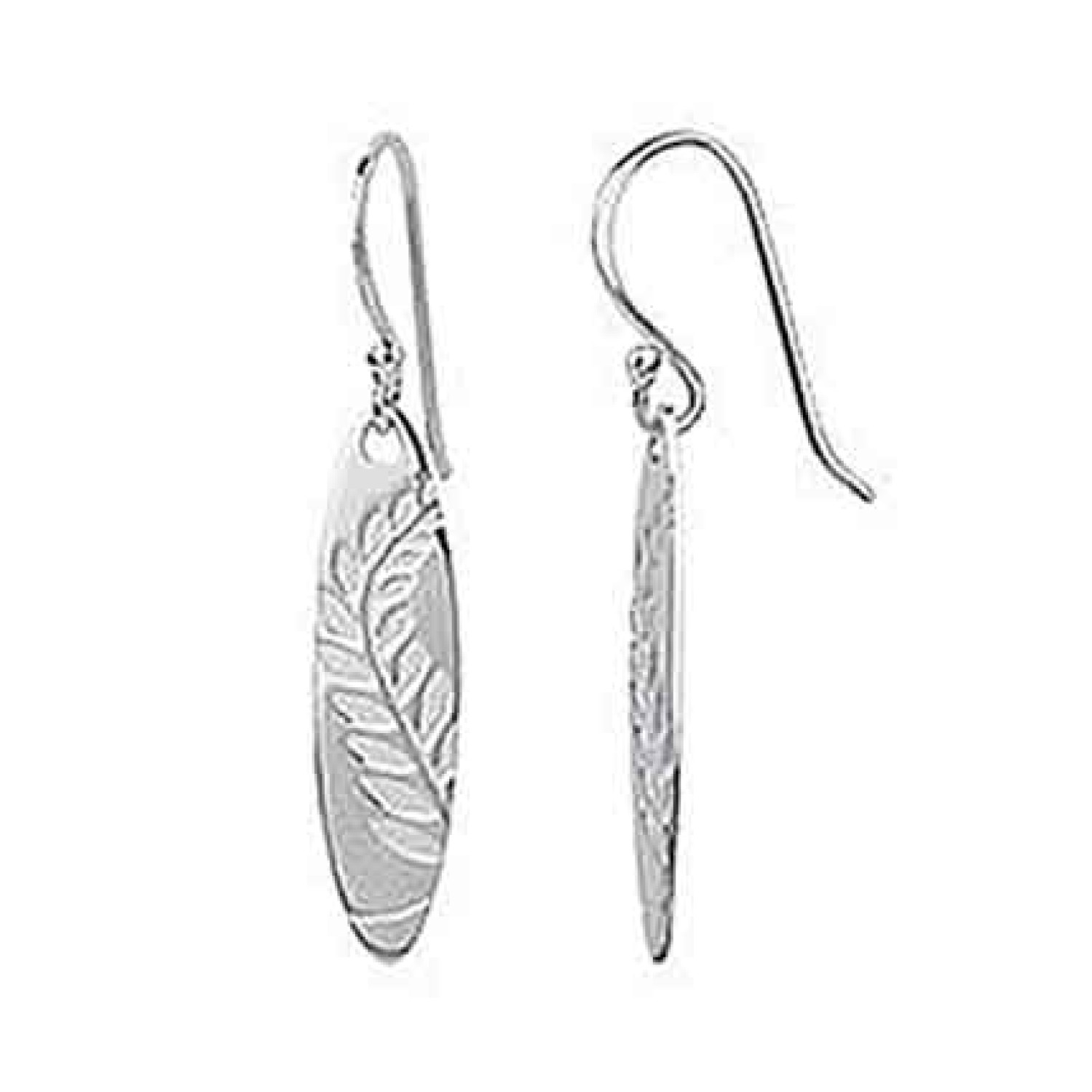 3E31029 Evolve Native Fern Drop Earrings. The celebrated outline of our native New Zealand fern embodies a sense of pride and respect for New Zealands unique culture and natural beauty. Few nations are as fiercely loyal and vocally proud of their heritage
