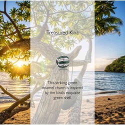 LKE031 Evolve Charms Treasured Kina Silver LKE031 Evolve Charms Treasured Kina Silver