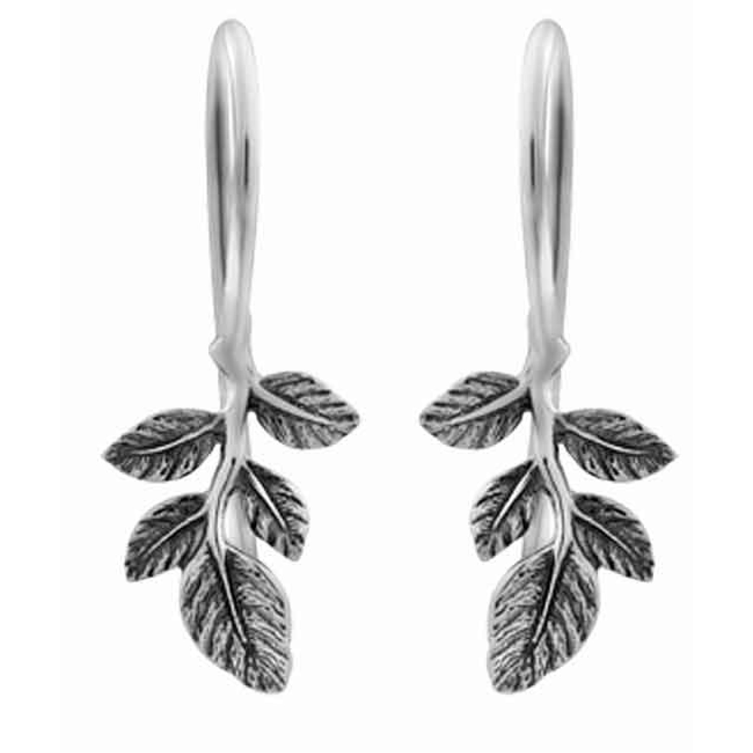 2E61002 Evolve NZ Wild Vine Drop Earrings. These stunning Wild Vine Drop earrings were especially created in sterling silver for those people who radiate strength, vitality and have an unwavering spirit when faced with adversity and challenge.  Available 