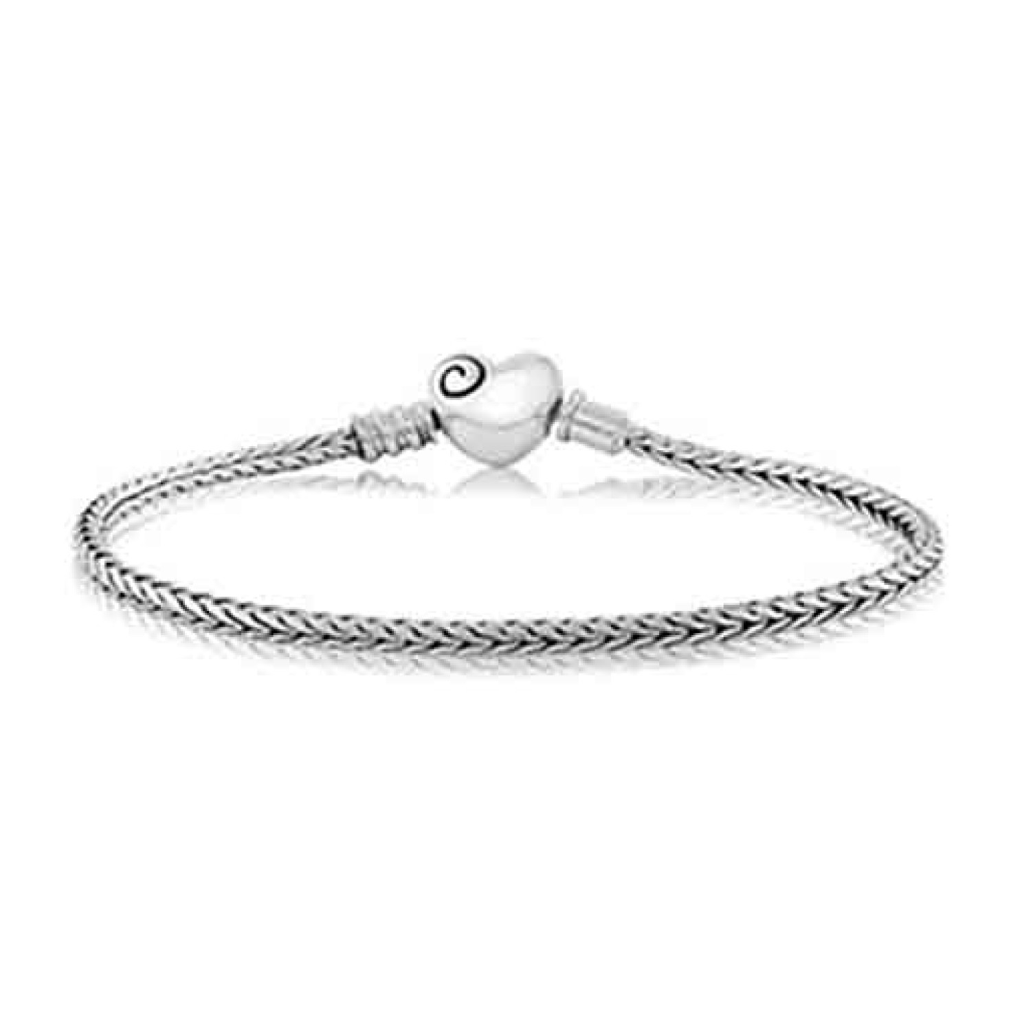 Evolve Charms Heart Clasp Bracelet - 3B11052. Beautifully engraved with a koru representing new beginnings and eternal growth, Evolves Heart Clasp celebrates the deep bonds we share with our loved ones. A specially chosen chain design creates a very Kiwi,