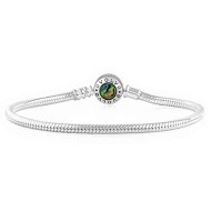 LKBP19 Evolve Silver Paua Charm Bracelet