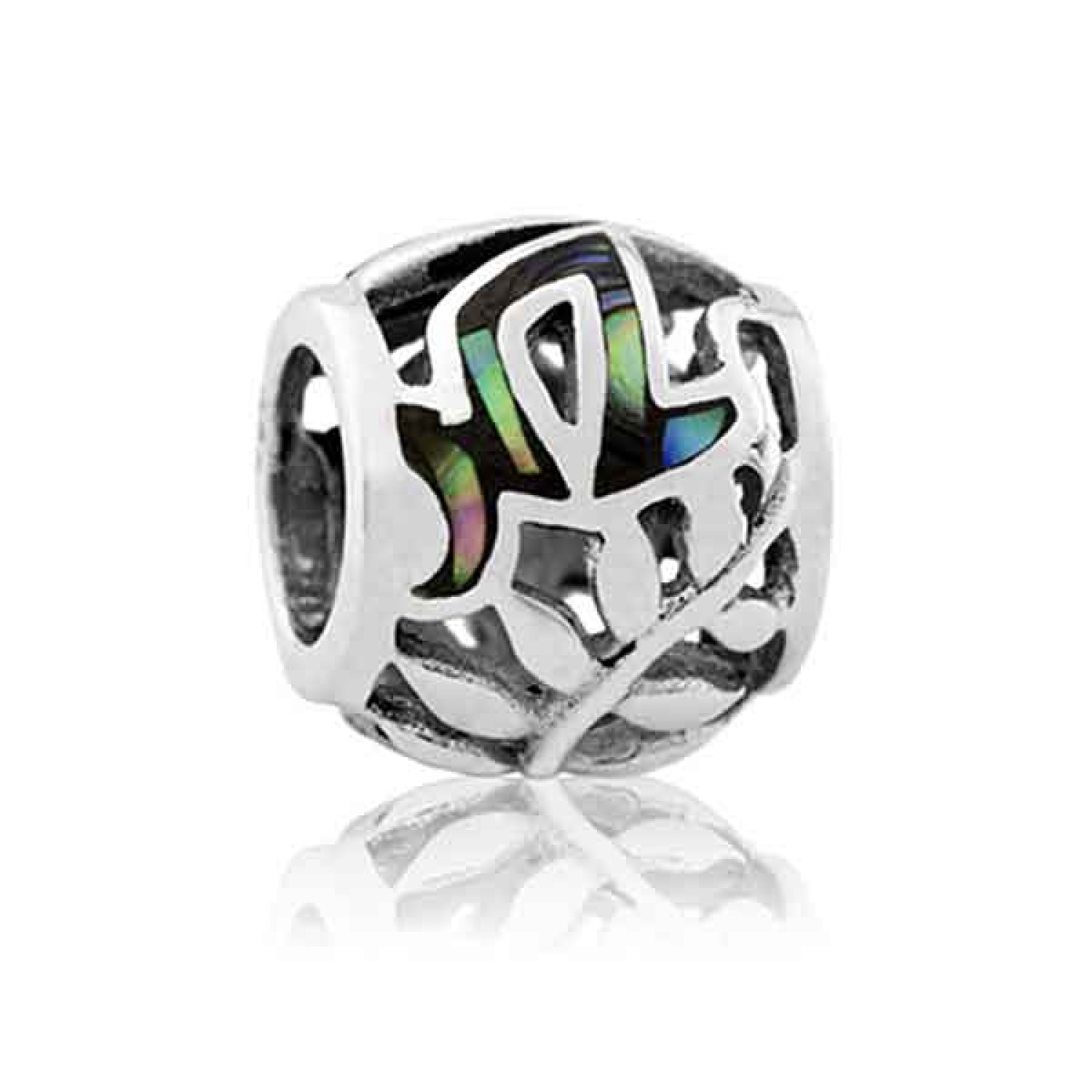 LKP004 Evolve NZ  Charms NZ Paua. Together, the silver fern, paua and the letters N and Z, make a powerful symbol for our remarkable and magnificent country. Our charm is the perfect statement for your amazing memories and time spent in NZ @christies.onli