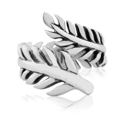 Evolve Silver Fern Ring