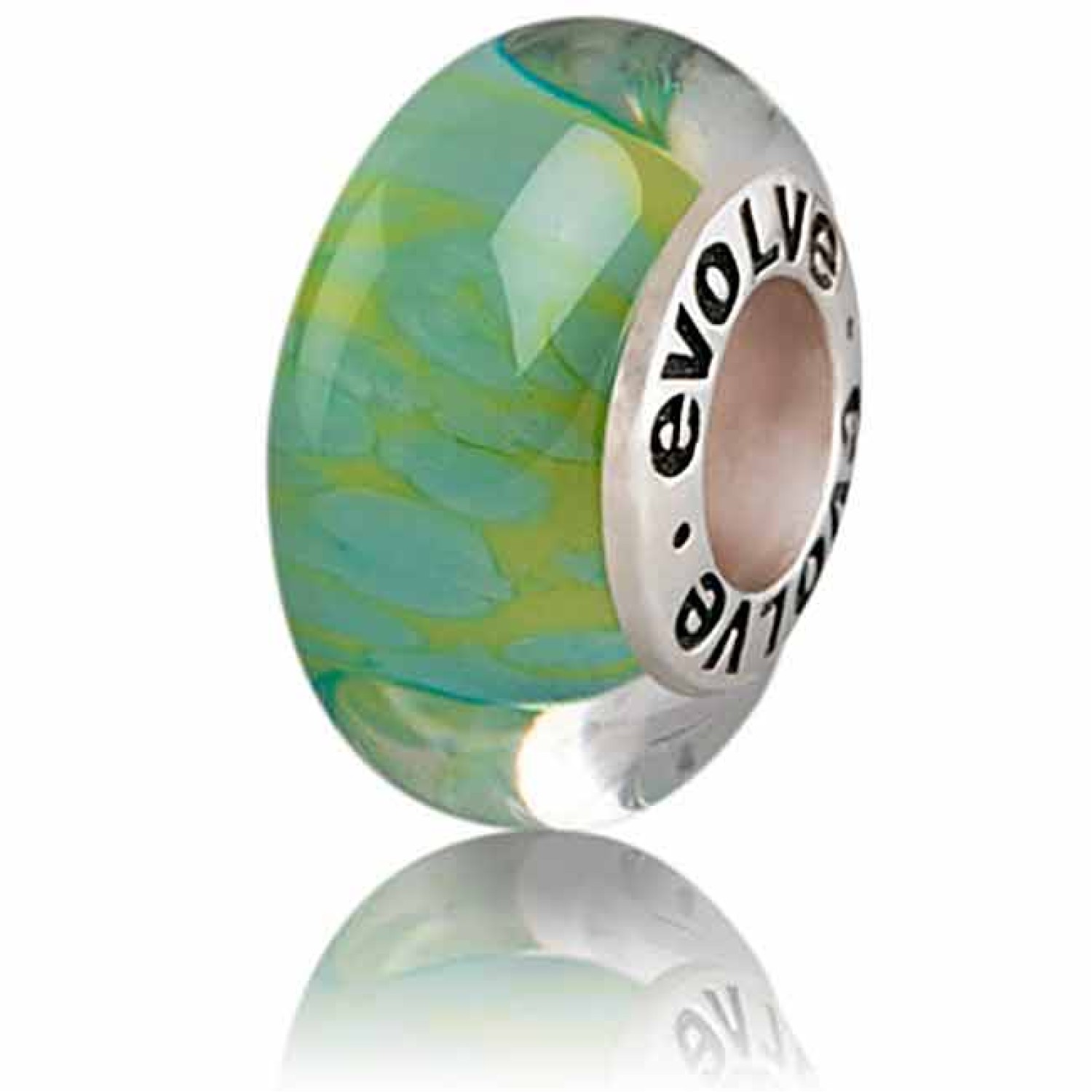 GK03 Evolve NZ Charms Coromandel GK03 - Evolve Charms Sale GK03 Evolve NZ Charms Coromandel. The greeny blue swirl depicts the native bush which envelops the pristine, water and white sandy shores evident in the Coromandel area. The atmosphere is peaceful and serene Sterling Silver OXIPAY - Have it now and @chri