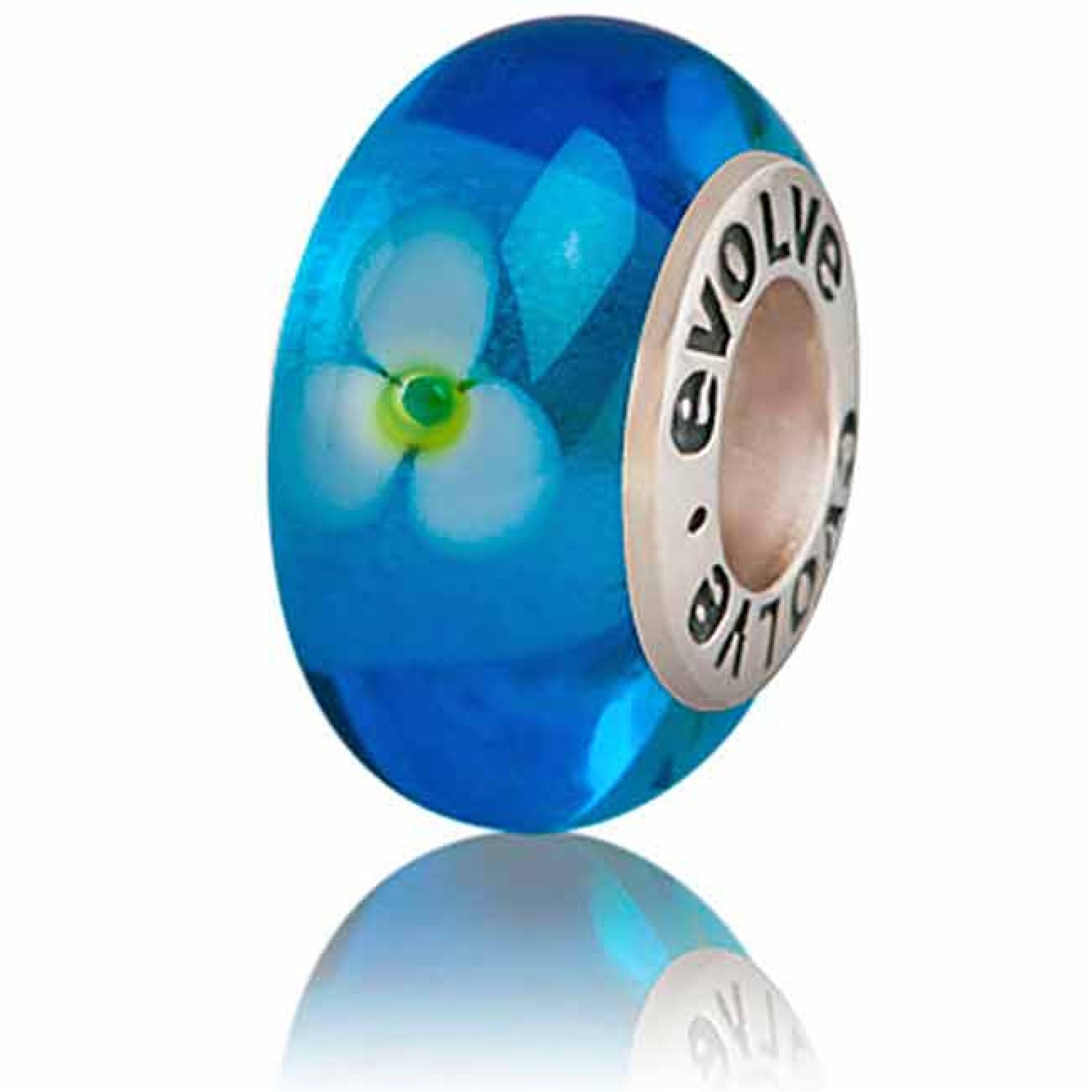 GK04 Evolve NZ Charms Bay of Islands GK04 - Evolve Charms Sale GK04 Evolve NZ Charms Bay of Islands. The pacific flower design floating on the blue base represents the islands that surround the enchanting towns of Russell and Paihia, alluring visitors to this northern paradise. Sterling Silver Christies e @christies.