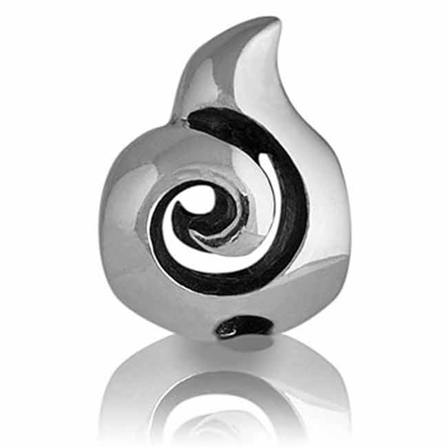 LK006 Evolve NZ Koru Growth Charm. Evolve Jewellery NZ Koru Charm The Evolve Koru Charm represents the new, unfurling silver fern frond and is widely recognised as a symbol of new life, growth, strength and peace.  This Evolve charm has special signi @chr