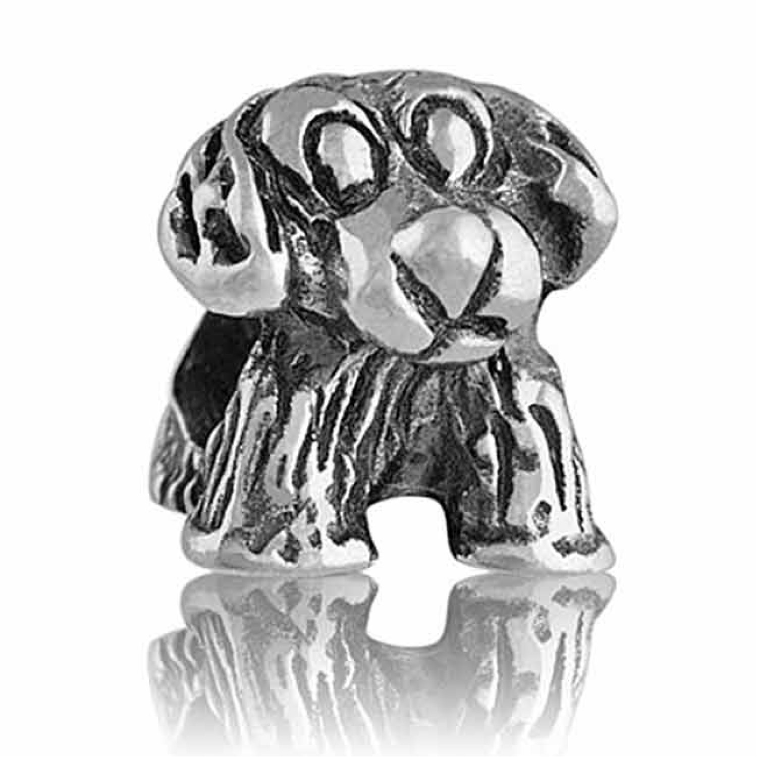LK050 Evolve Charm NZ Sheep Dog Puppy. NZ Sheep Dog Puppy. Sterling Silver Christies exclusive 5 year guarantee compatible with all other major brands Bracelets But not compatible with Lovelinks Bracelets (Non Universal Type) @christies.online