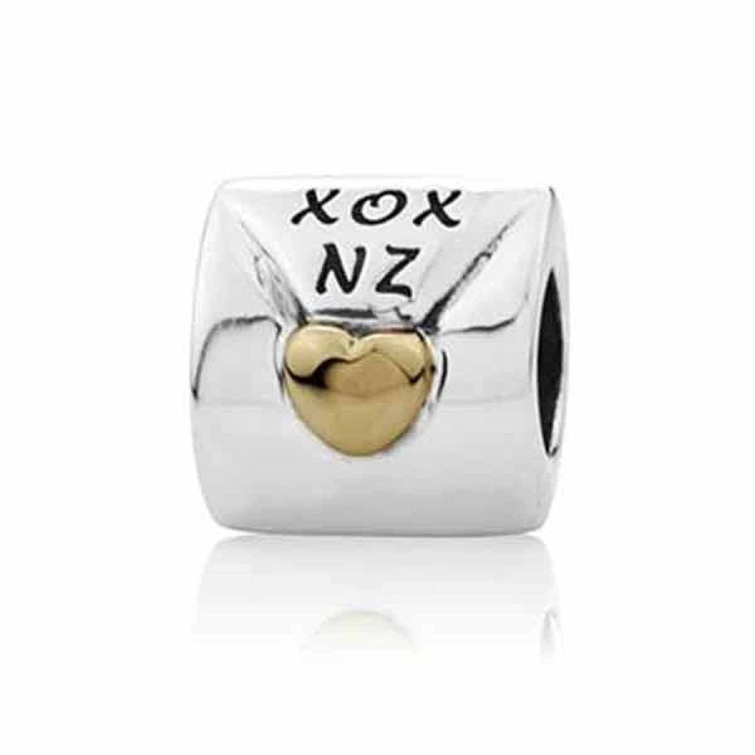 LK133G Evolve Charm Letter. 3 Months No Payments and Interest for Q Card holders.  Nothing is more endearing than handwritten letters expressing true feelings, thoughts and emotions through cherished words.  Evolves precious XOX NZ lette @christies.online