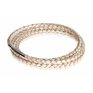EVOLVE JEWELLERY NEW ZEALAND Evolve Leather Journey Pearl Triple