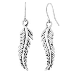 Evolve Silver Fern Earrings