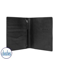 MLG0358001 Fossil Leather RFID Passport Case Black MLG0358001 Fossil Leather RFID Passport Case Black