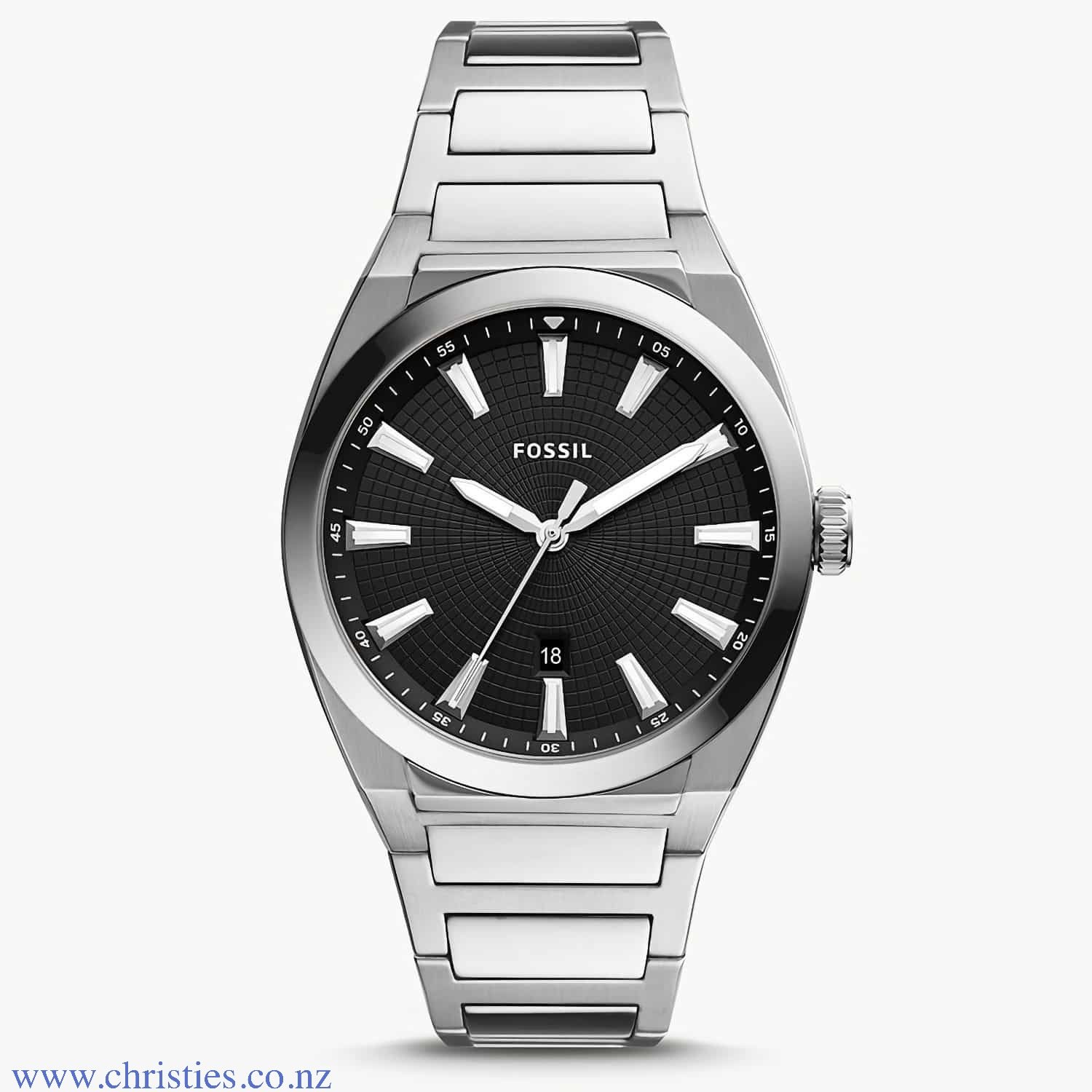 FS5821 Fossil Everett Date Stainless Steel Watch FS5821 Afterpay FS5821 Fossil Everett Date Stainless Steel Watch. Everett Three Hand Date Stainless Steel Watch LAYBUY - Pay it easy, in 6 weekly payments and have it now. Only pay the price of your purchase, when you pay your instalments on time. A late fee may be appli