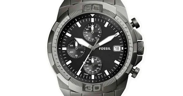 Bronson chronograph smoke stainless steel watch 2025