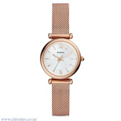 ES4433 Fossil Carlie Mini Rose Mother of Pearl Watch