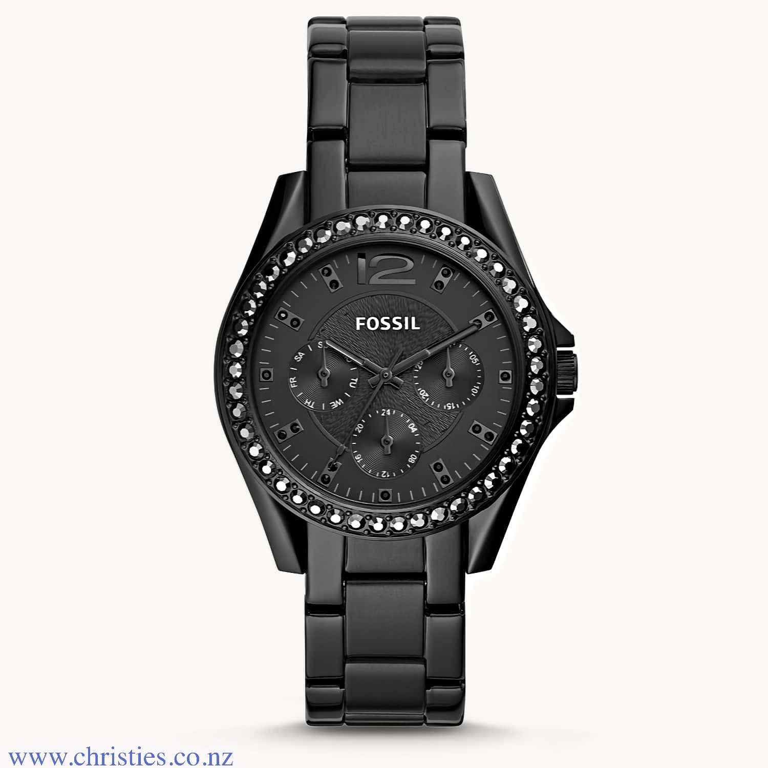 ES4519 Fossil Riley Multifunction Watch. ES4519 Fossil Riley Multifunction Watch with 50 metre water resist rating Afterpay - Split your purchase into 4 instalments - Pay for your purchase over 4 instalments, due every two weeks. You’ll pay your first whe
