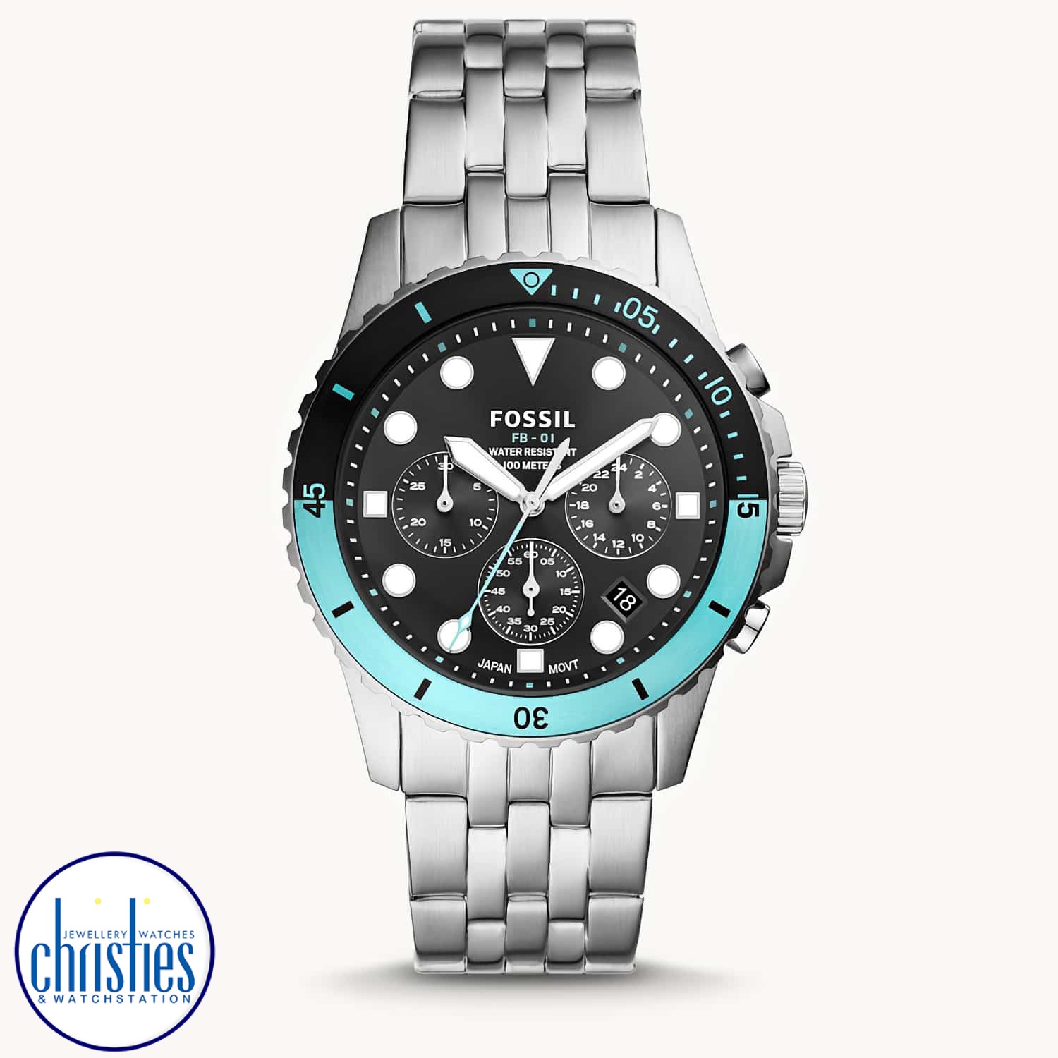 FS5827 Fossil FB-01 Chronograph Stainless Steel Watch. FS5827 Fossil FB-01 Chronograph Stainless Steel Watch Afterpay - Split your purchase into 4 instalments - Pay for your purchase over 4 instalments, due every two weeks. You’ll pay your first installme