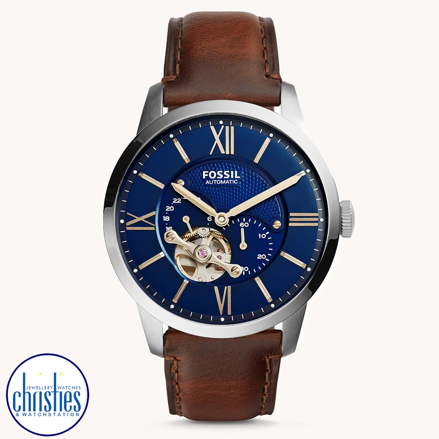 ME3110 Fossil Townsman Automatic Brown Leather Watch. ME3110 Fossil Nate Chronograph Black Stainless Steel Watch Afterpay - Split your purchase into 4 instalments - Pay for your purchase over 4 instalments, due every two weeks. You’ll pay your first insta