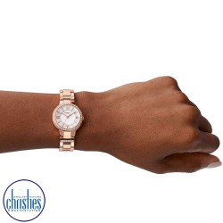 ES3284 Fossil Virginia Rose-Tone Stainless Steel Watch