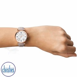 ES5161 Fossil Carlie Grey Eco Leather Watch