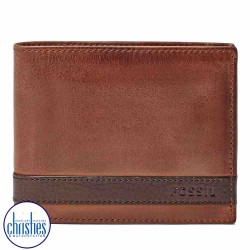 ML3644200 Fossil Quinn Flip ID Bifold Congac