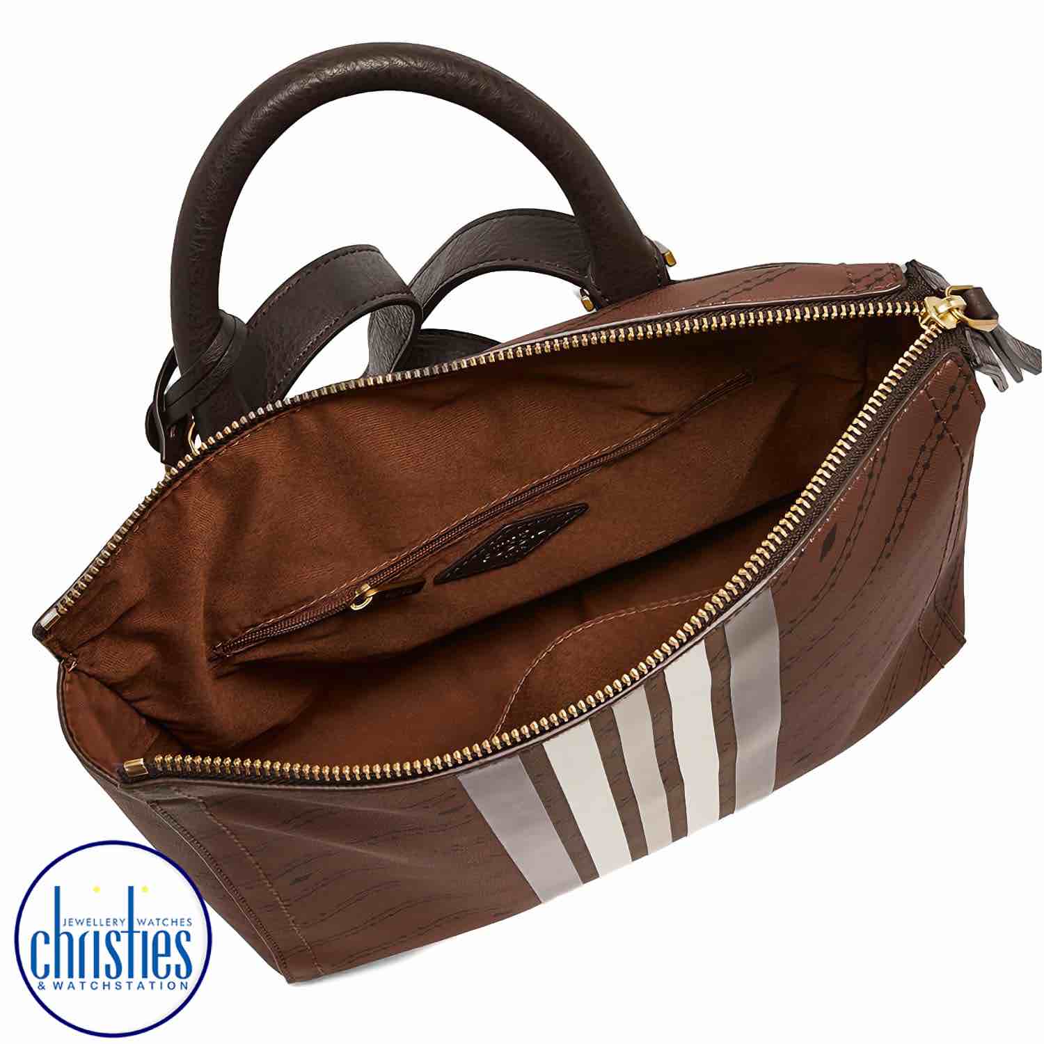 ZB1587199 Fossil Parker Small Backpack ZB1587199 Fossil Parker Small Backpack. This eco-leather backpack features 1 zipper pocket 2 slide pockets and 2 adjustable and detachable backpack/crossbody strapsAfterpay - Split your purchase into 4 instalments - Pay for your purchase over 4 instalment
