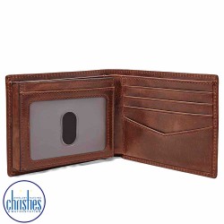 ML3729201 Fossil Ryan RFID Flip ID Bifold Brown