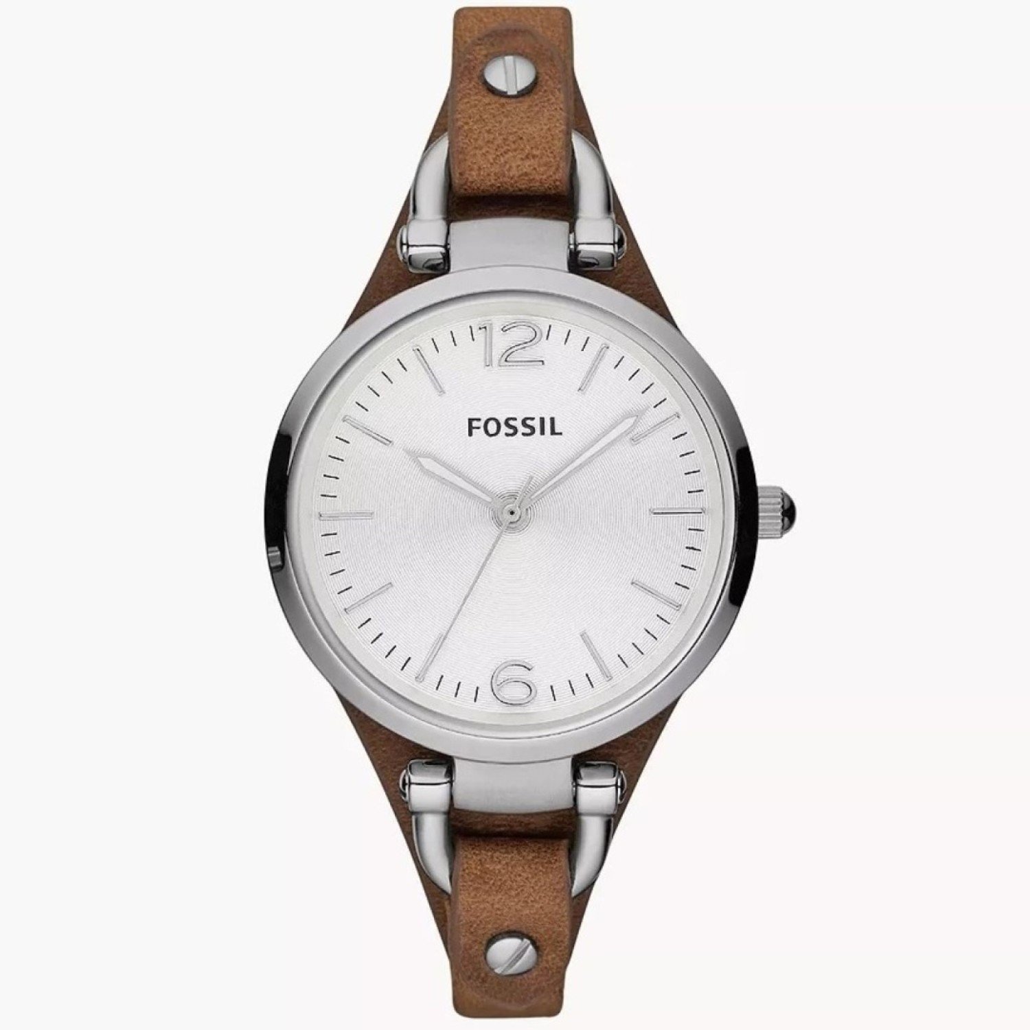 ES3060 Fossil Georgia Brown Leather Watch ES3060-Fossil watches nz ES3060 Fossil Georgia Brown Leather Watch. The round face of this watch is boyfriend-inspired, but the slim leather strap makes it perfectly feminine. This Georgia watch also features a three hand movement Humm -Buy Little things up to $1000 and choose @c
