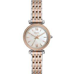 ES4649 Fossil Carlie Mini Three-Hand Two-Tone Stainless Steel Watch